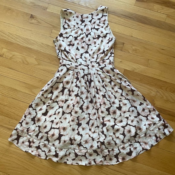 Banana Republic Dress pink floral size 4 - Picture 4 of 6